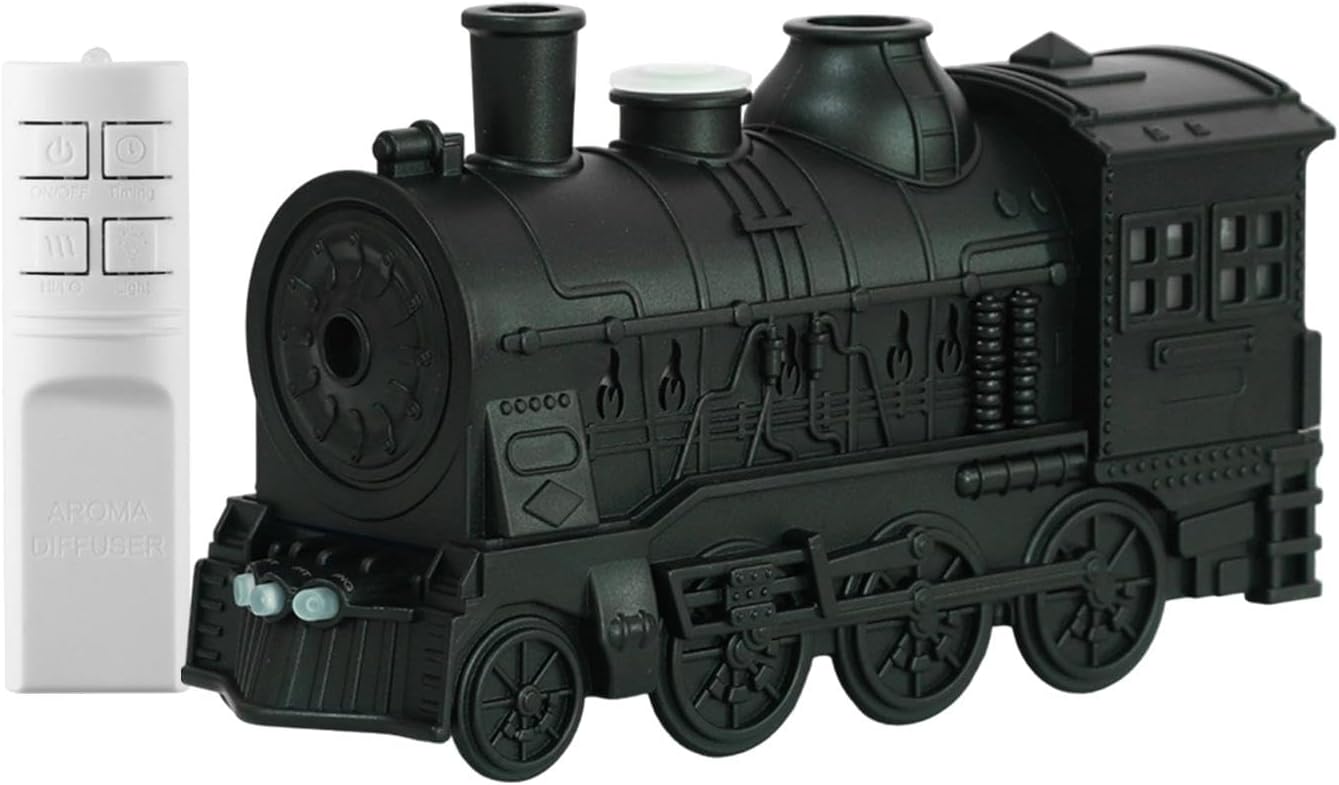 Train Air Diffuser - Essential Oil Diffuser, Retro Steam Train Humidifier